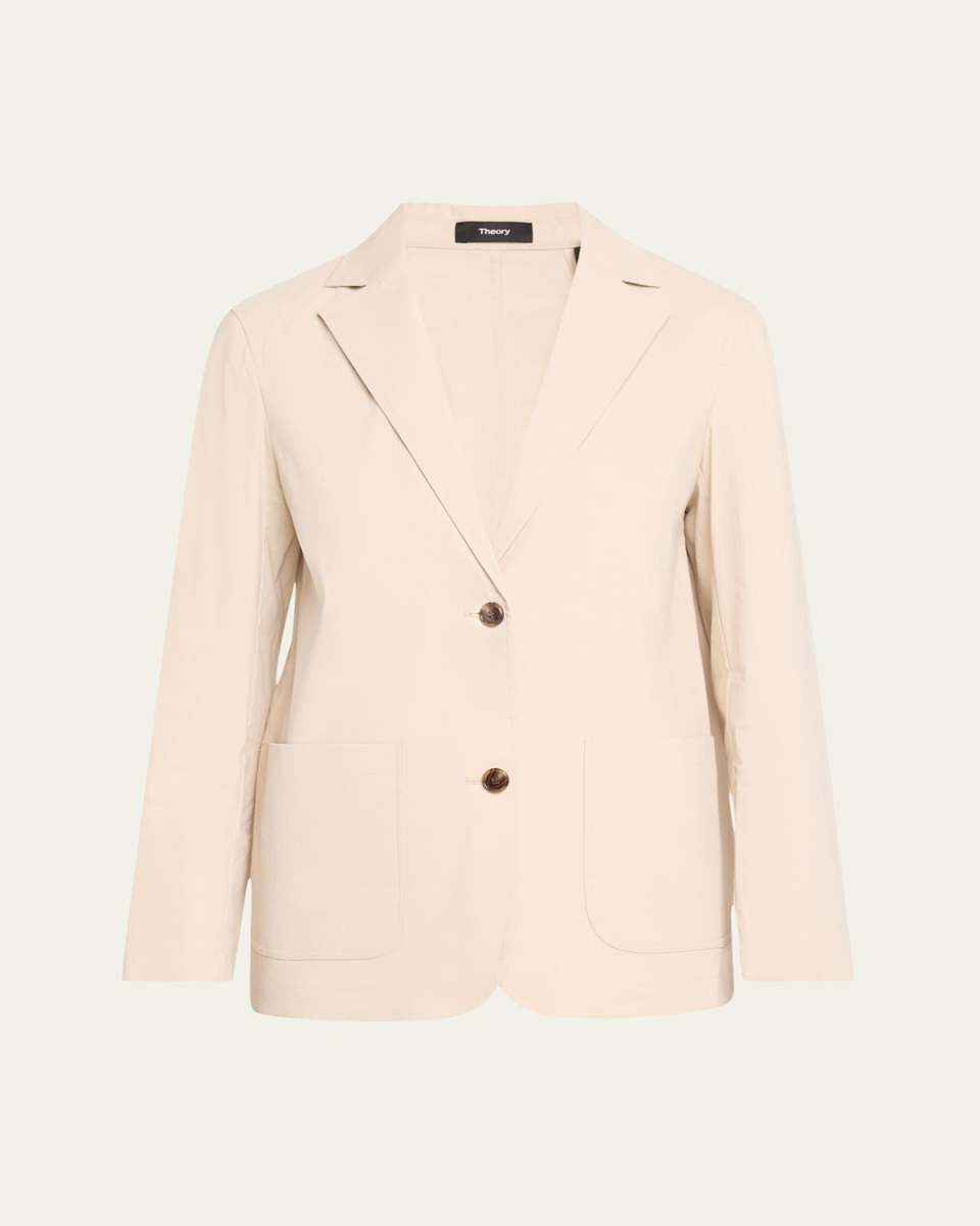 Relaxed Patch Pocket Jacket
